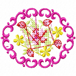 Cross Stitches Embroidery Design 4 Cross Stitches Embroidery Design 4